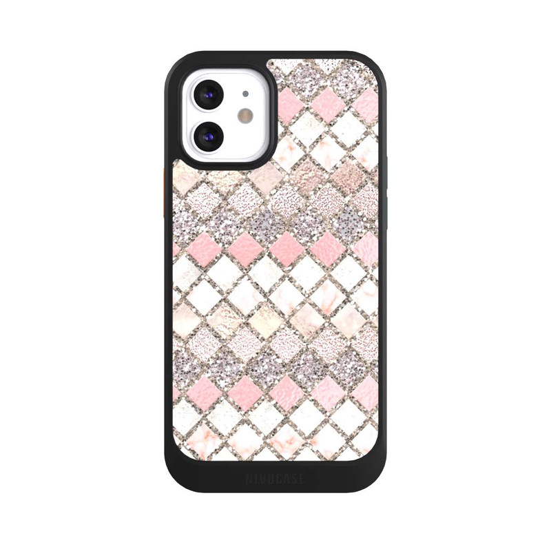 iPhone 12 NIVOcore Mosaïque Scintillant Look