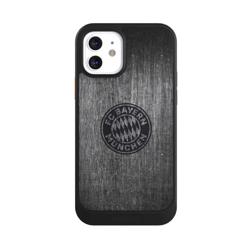 Apple iPhone 12 NIVOcore Metalllook FCB Logo einfarbig
