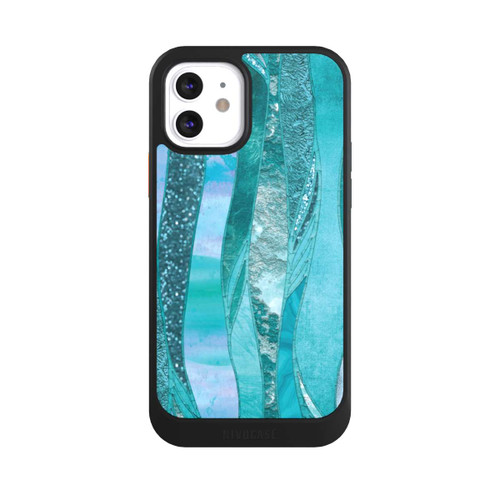 Apple iPhone 12 NIVOcore Blue Glamour Glitter Look