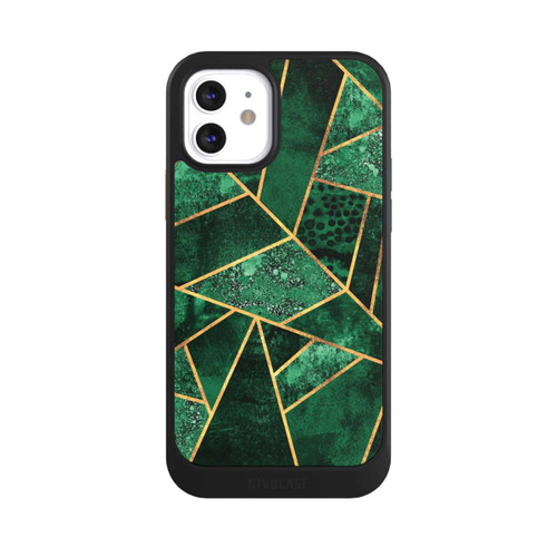 Apple iPhone 12 NIVOcore Tief Smaragdgrün Golddruck