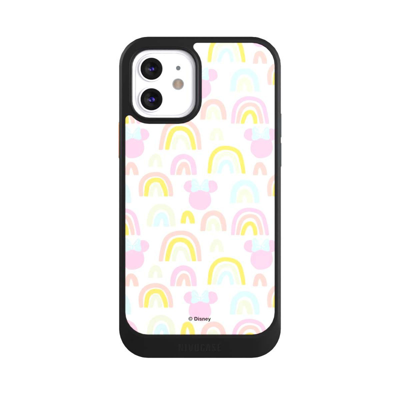 iPhone 12 NIVOcore Minnie Rainbow Pattern