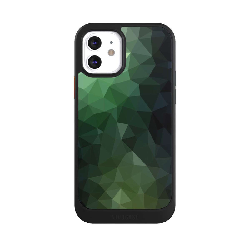 iPhone 12 NIVOcore Polygonal Mosaic Green
