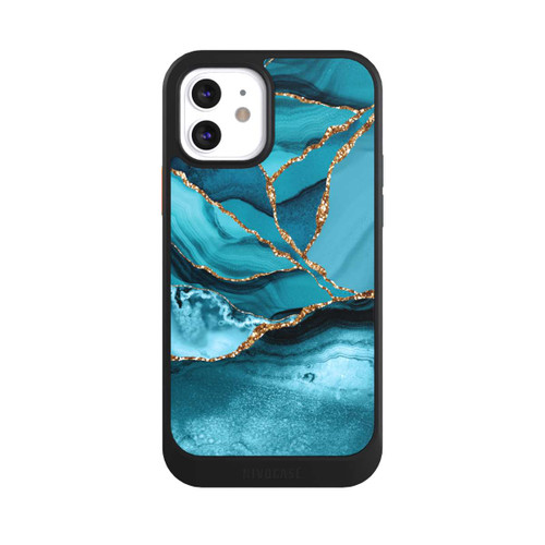Apple iPhone 12 NIVOcore Ice Blue Marble Landscape