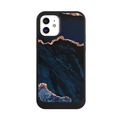 Apple iPhone 12 NIVOcore Nacht Blau Marmor Landschaft