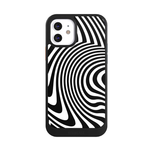 Apple iPhone 12 NIVOcore Black and White Waves