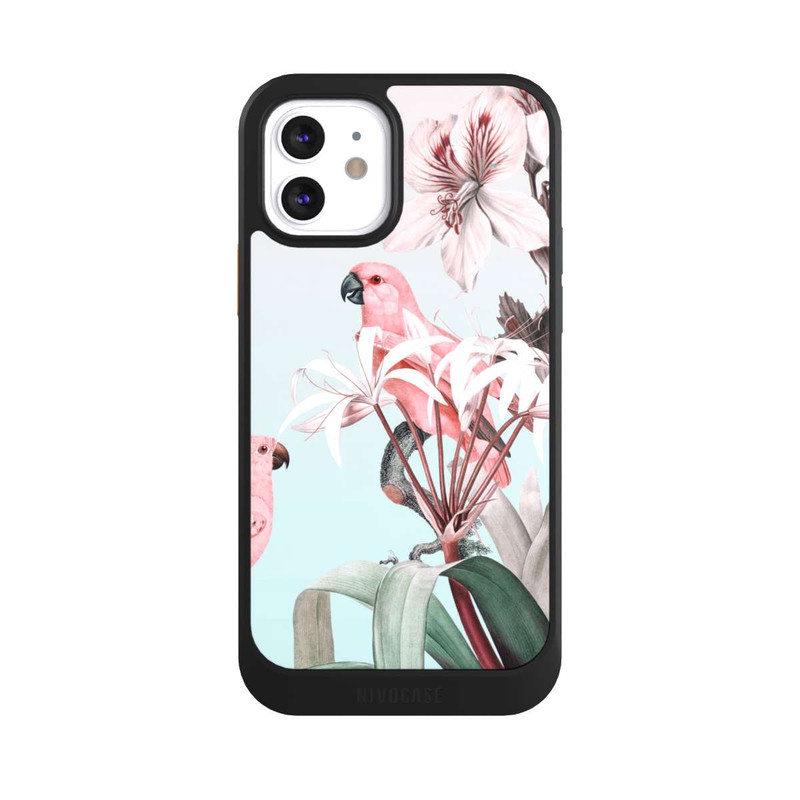 iPhone 12 NIVOcore Pastel Parrots Paradise