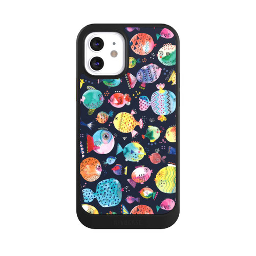 Apple iPhone 12 NIVOcore Beach Puffer Fishes Kids Navy