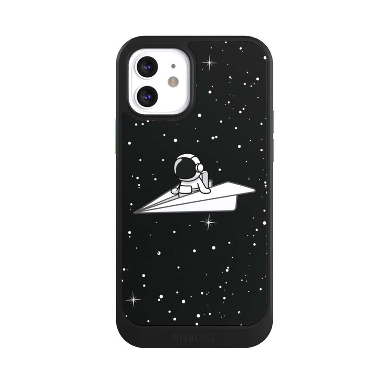 iPhone 12 NIVOcore Astronaut Paper Plane Comic