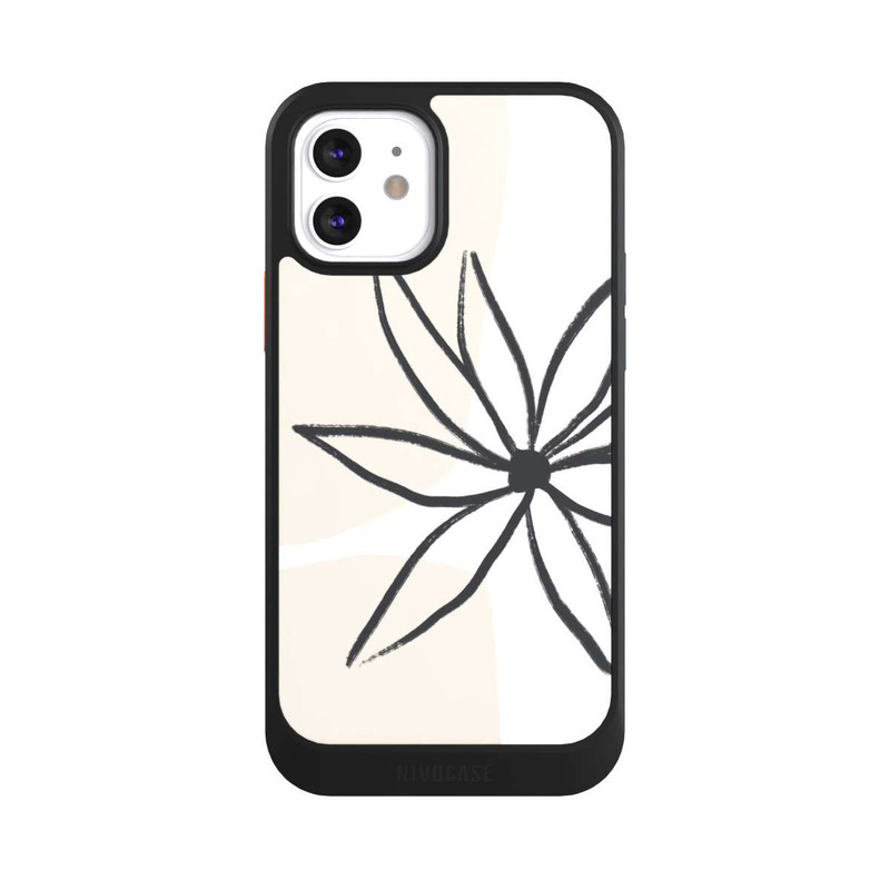 iPhone 12 NIVOcore Blume und Creme