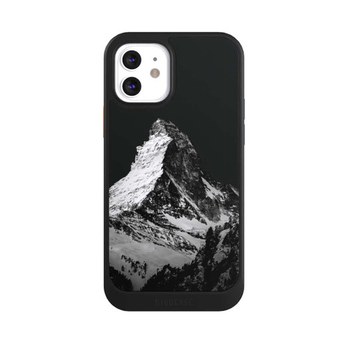 Apple iPhone 12 NIVOcore Snow Capped Mountains grey
