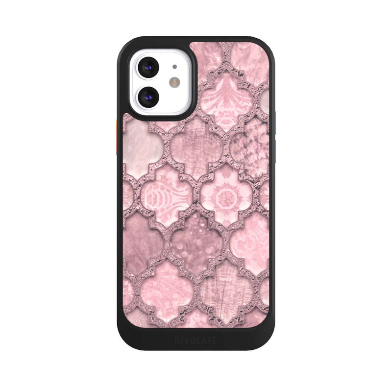 iPhone 12 NIVOcore Morocco Tile Pink
