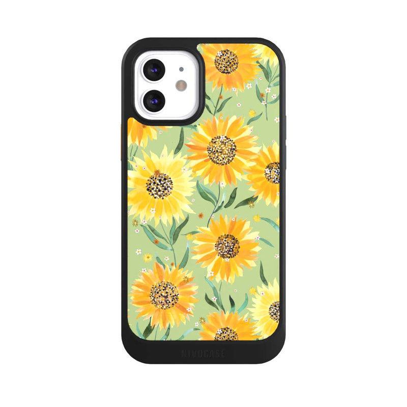 iPhone 12 NIVOcore Sunflowers Green