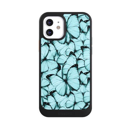 Apple iPhone 12 NIVOcore Teal Butterflies