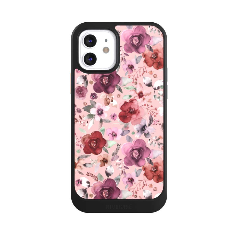 iPhone 12 NIVOcore Bouquet Abondant Romance Rose