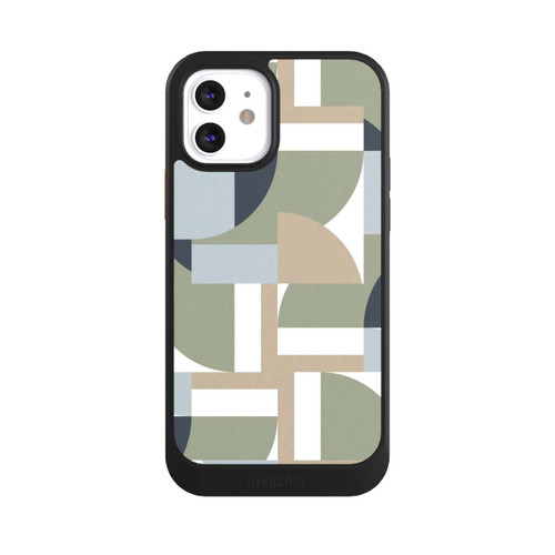 Apple iPhone 12 NIVOcore Futuristic Bauhaus Polygons Beige