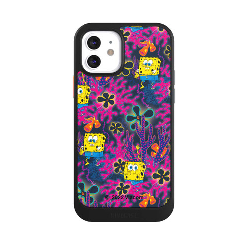 Apple iPhone 12 NIVOcore Spongebob - Coral Pattern