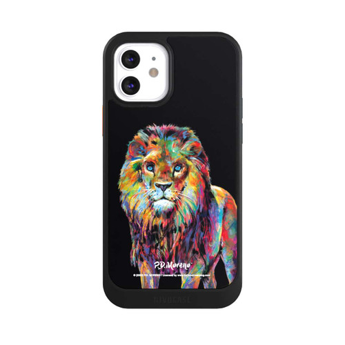 Apple iPhone 12 NIVOcore Löwe Bunte Kunst von P.D. Moreno