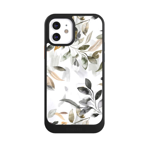 Apple iPhone 12 NIVOcore Watercolor Neutral Leaves