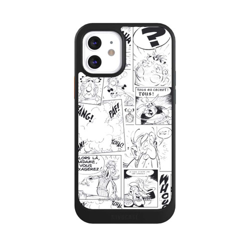 Apple iPhone 12 NIVOcore BD Astérix Blanc &amp; Noir