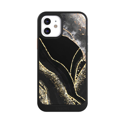 Apple iPhone 12 NIVOcore Dark Marble Gold