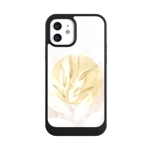 Apple iPhone 12 NIVOcore Boho Gold Blumen Kunst