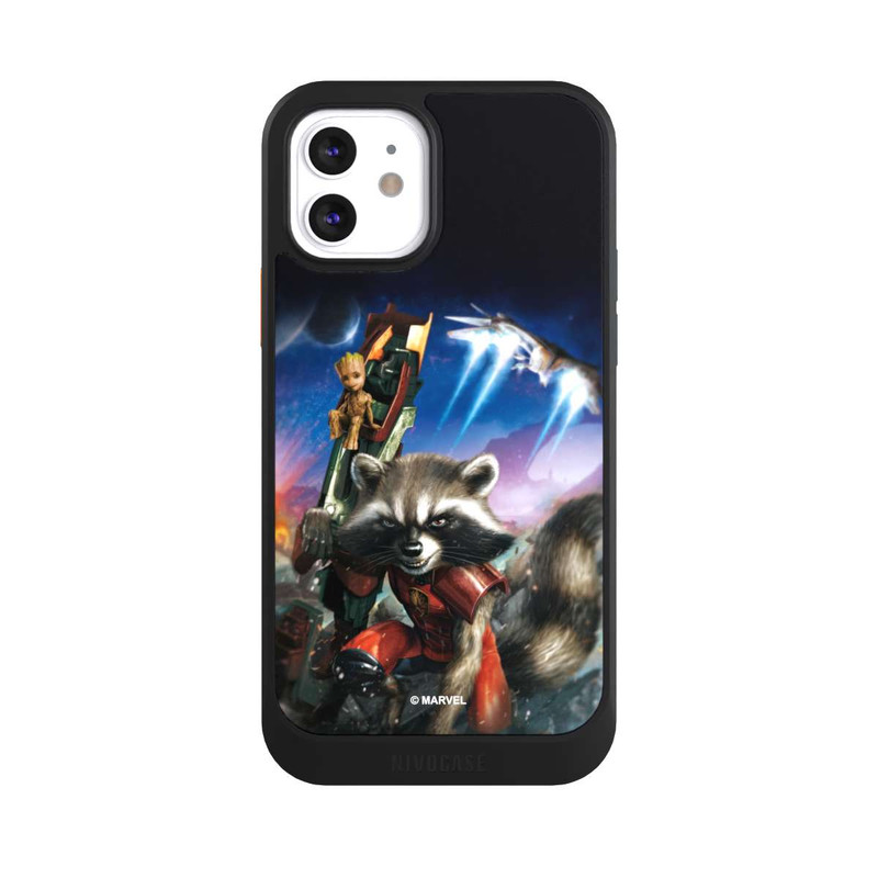 iPhone 12 NIVOcore Rocket & Baby Groot Guardians Of The Galaxy