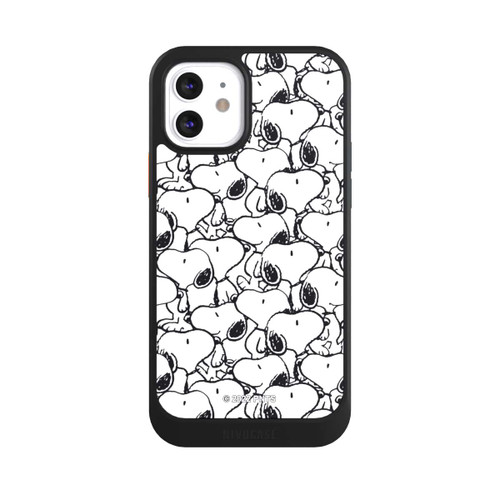 Apple iPhone 12 NIVOcore Snoopy Pattern Black And White