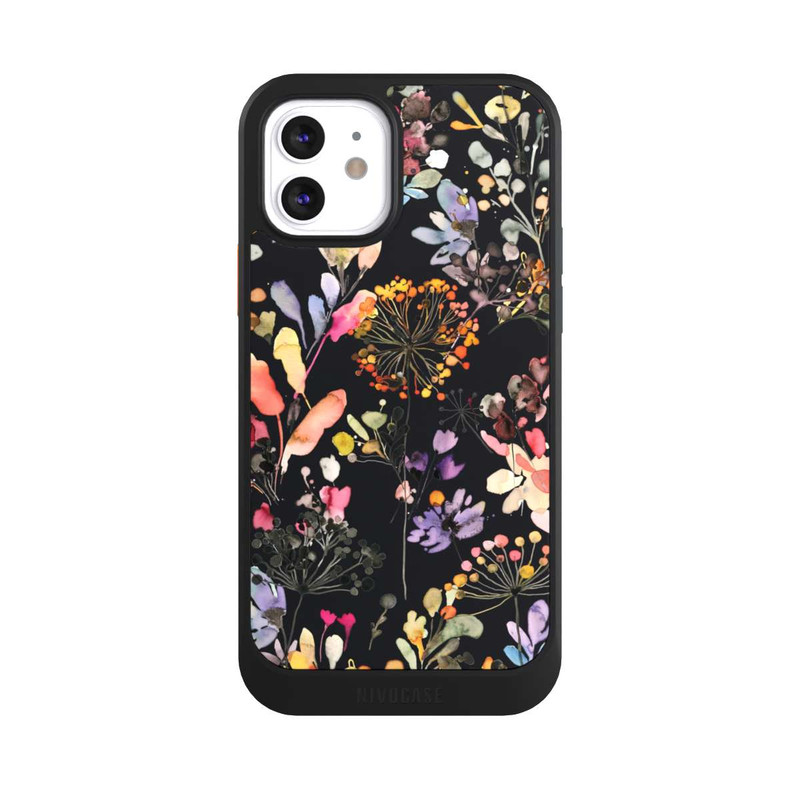iPhone 12 NIVOcore Herbes sauvages noires