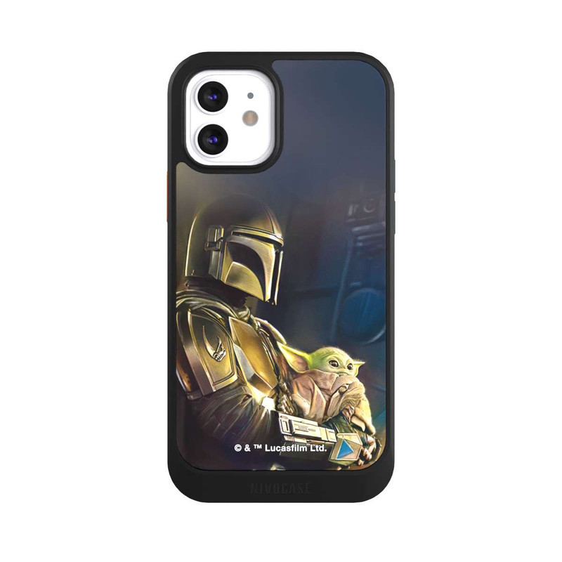 iPhone 12 NIVOcore Mandalorian and Grogu inside Ship