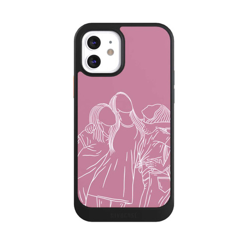 Apple iPhone 12 NIVOcore Freundinnen Line Art