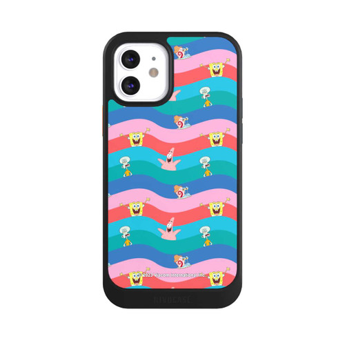 Apple iPhone 12 NIVOcore Spongebob Friends Colorful Waves