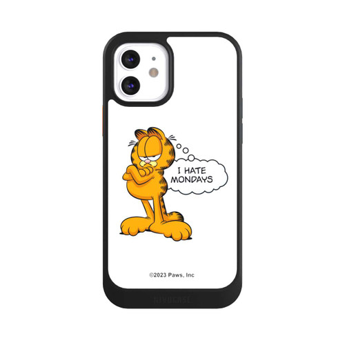 Apple iPhone 12 NIVOcore Garfield I Hate Mondays White
