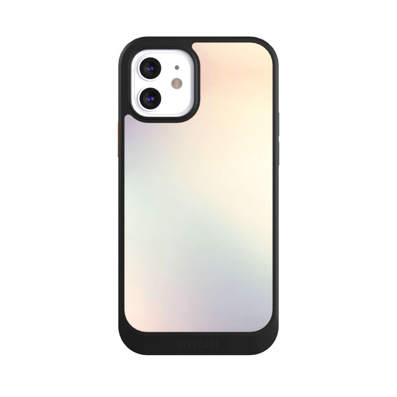 iPhone 12 NIVOcore Lila Pastell Glitch