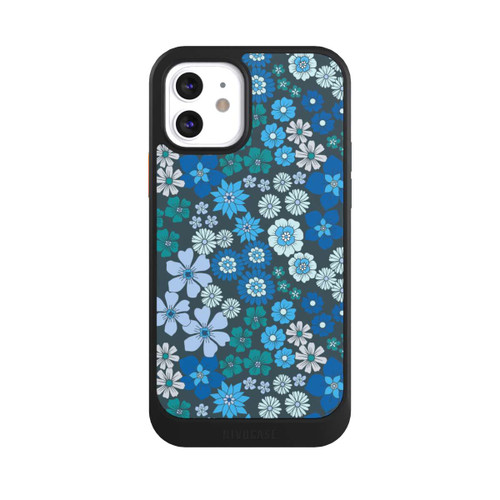 Apple iPhone 12 NIVOcore Blue Flowers DeinDesign