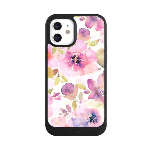 Apple iPhone 12 NIVOcore Pink Flowers Wallpaper