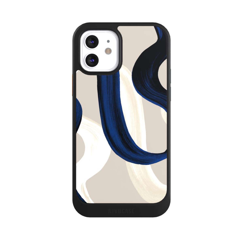 iPhone 12 NIVOcore Traits de pinceau abstraits 80