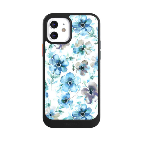 Apple iPhone 12 NIVOcore Blaues Blumenmuster Trendy