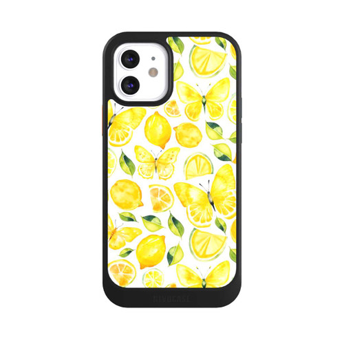 Apple iPhone 12 NIVOcore Citron et papillon