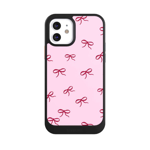 Apple iPhone 12 NIVOcore Bows Red Pink Pattern