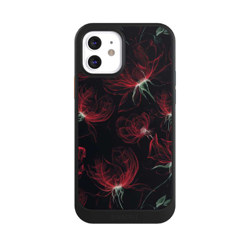 Apple iPhone 12 NIVOcore Red Flowers Wallpaper