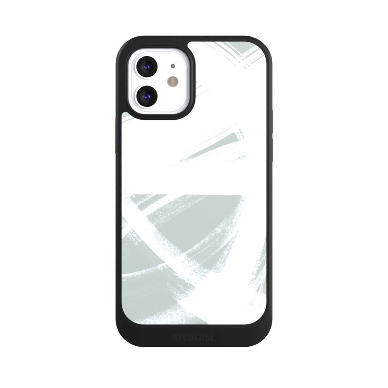 iPhone 12 NIVOcore Abstract Brush Strokes Blush