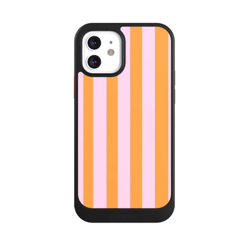 Apple iPhone 12 NIVOcore Orange And Pink Stripes