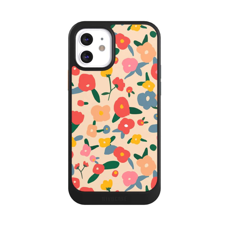 iPhone 12 NIVOcore Retro Bold Scandi Flowers