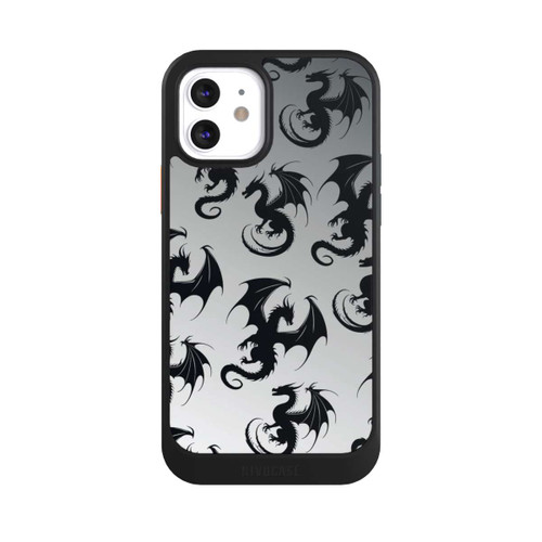 Apple iPhone 12 NIVOcore Dragon Pattern Grey