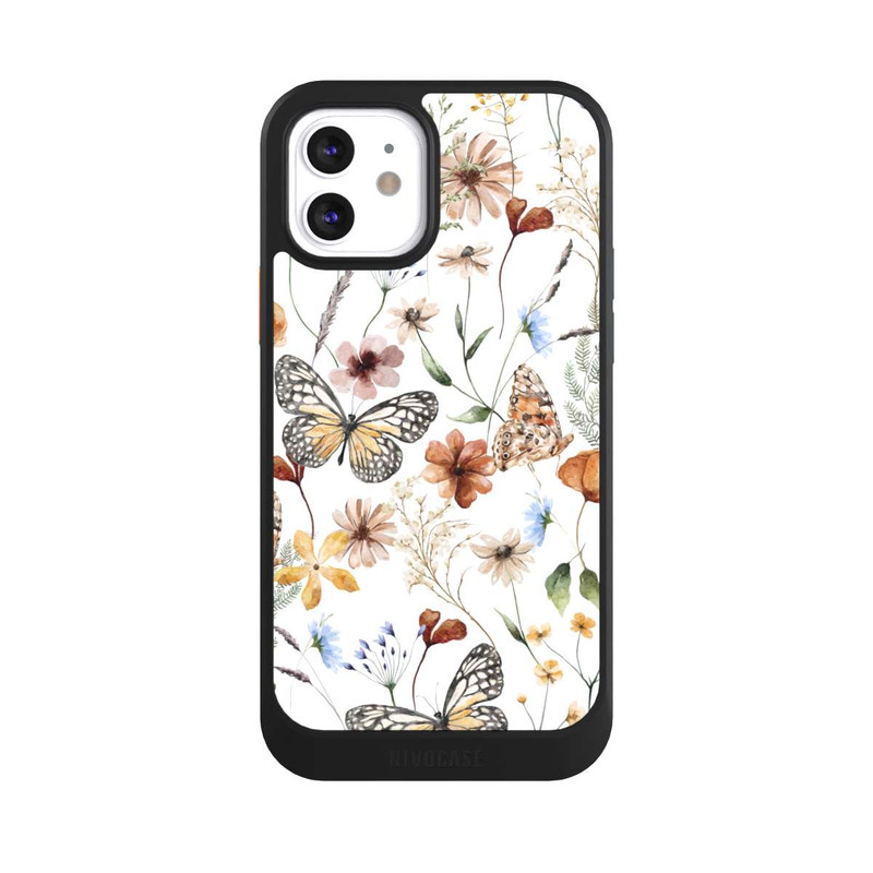 iPhone 12 NIVOcore Wildflowers and Butterflies Pattern