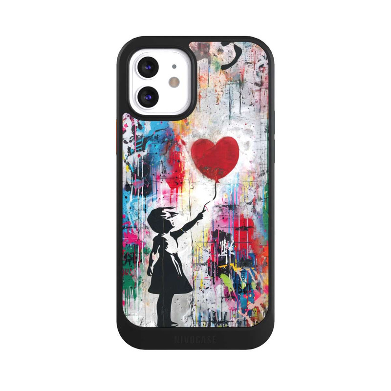 iPhone 12 NIVOcore Balloon Girl Colorful