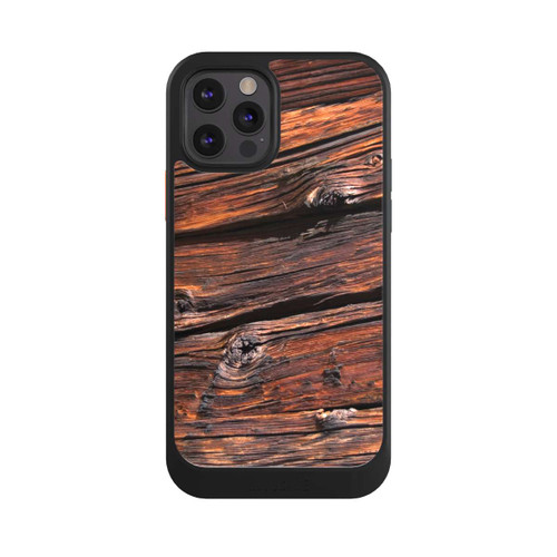 Apple iPhone 12 Pro NIVOcore Verwitterte Holzplanken