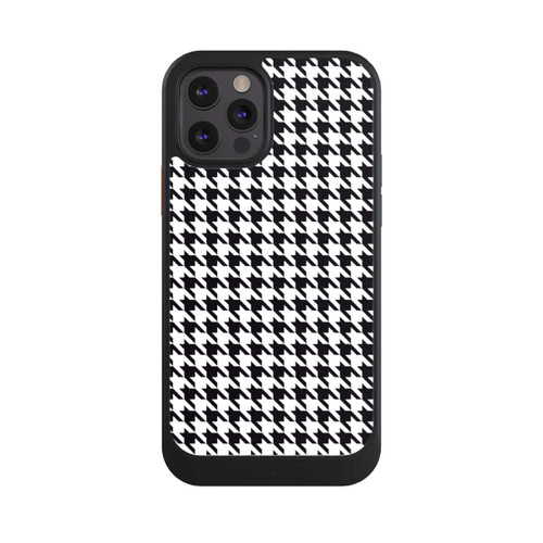 Apple iPhone 12 Pro NIVOcore Houndstooth black-white