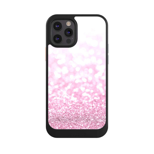 Apple iPhone 12 Pro NIVOcore Pluie de paillettes roses look