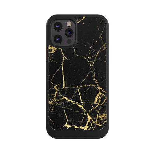 Apple iPhone 12 Pro NIVOcore Marbre Noir et Or